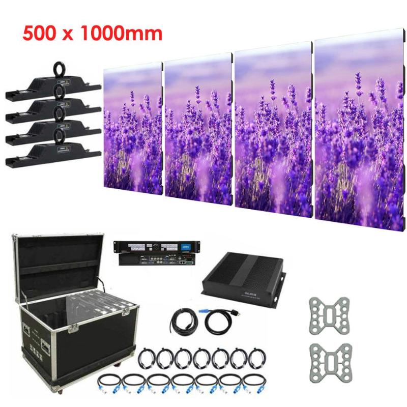 

ali express indoor P3.91 500x1000mm led panel ,text video rgb dot matrix pantalla led sign board