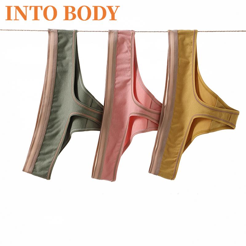 

Sexy Thong Women Panties Silk Cotton Panties Comfortable And Breathable Soft Girls Sexy Cotton Seamless Bikini, Black