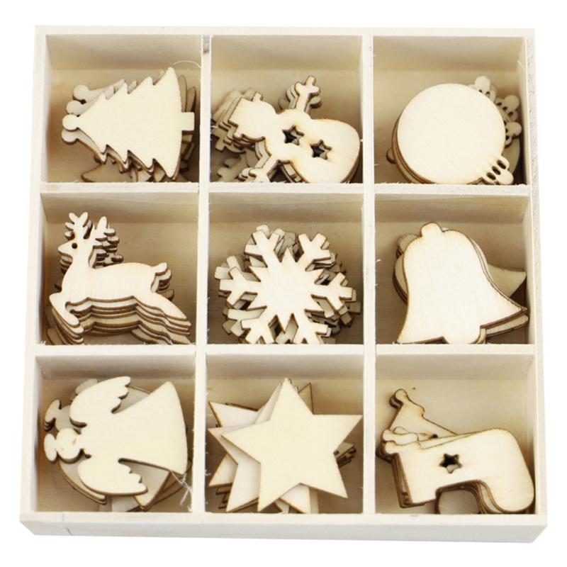 

72 Pcs 1 Set Distinctive Graffiti Supplies Household Wooden Chips (Mix Model