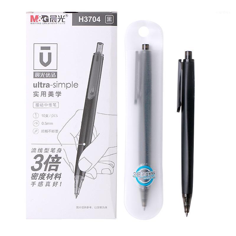 

10 Piece Superior Quality Metal Gel Pen 0.5mm Fine Point Black Ink for Personal Private or Business Use School office AGPH37041