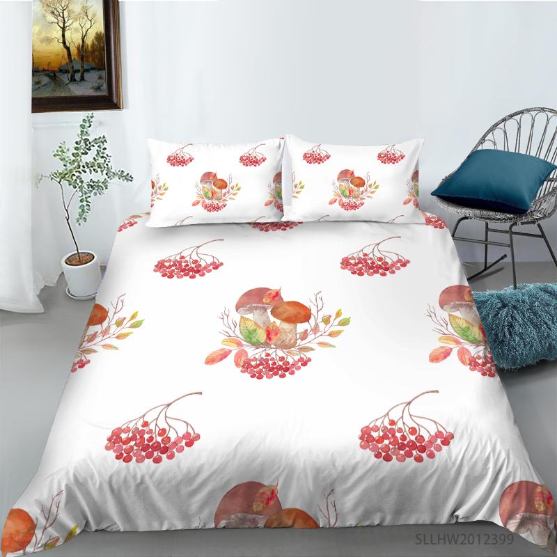 

Hot Sale 3D Flowers Printing Comforter Bedding Sets Queen Duvet Cover Set with Pillowcases 2/3 Pcs Home Decor