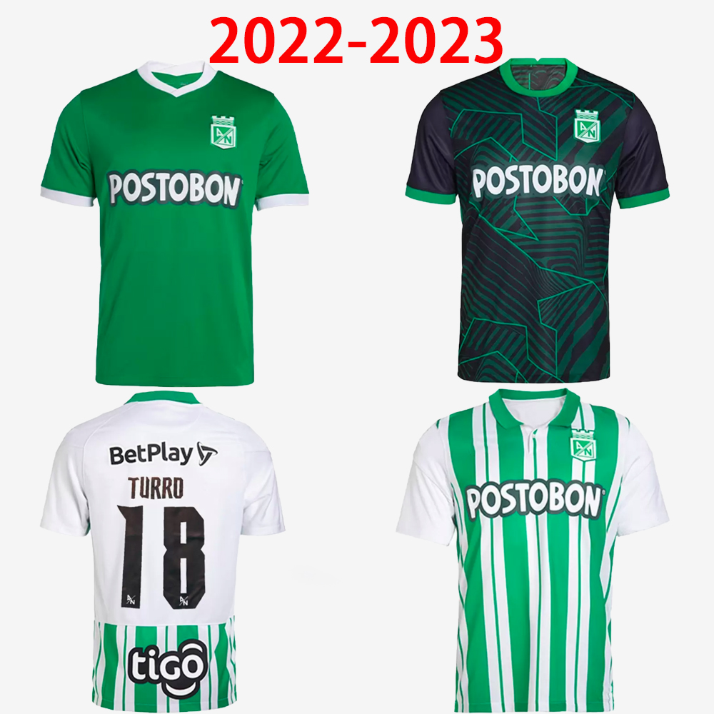 

2022 2023 Atletico Nacional Medellin soccer jersey 22 23 GIO ANDRADE D.Pabon J.Duque TURRO J.BARRERA home away third football shirt S-2XL top quality, 2022 new