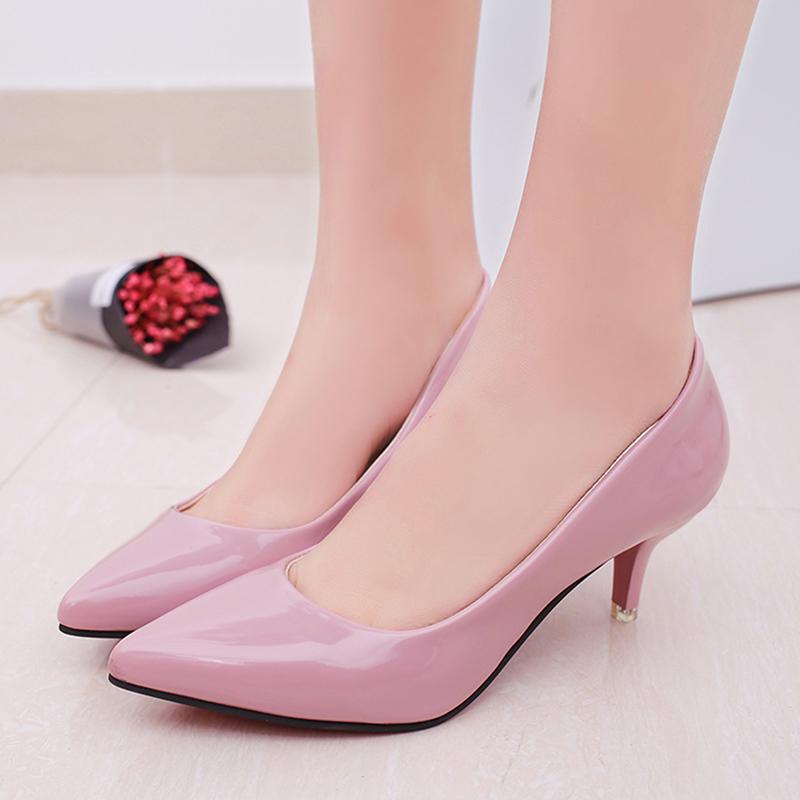 

Women Pointed Toe High Heels Fashion Sexy Shoes Pumps Wedding Shoes Ladies Business Working Female Zapatos Mujer, Silver