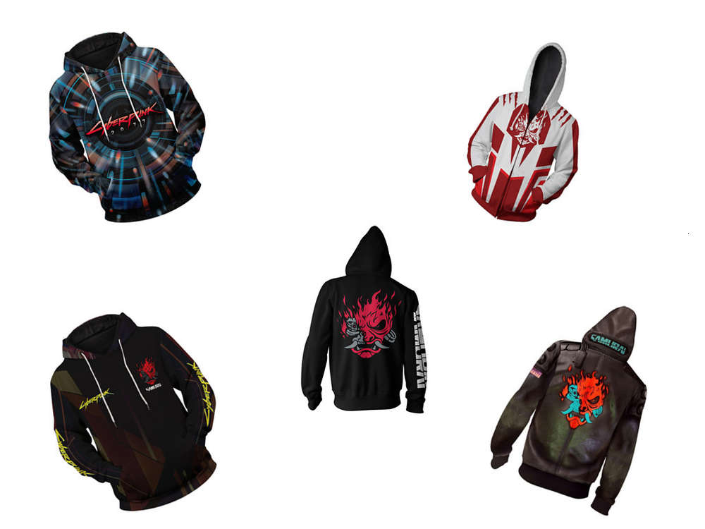 

New cyberpunk punk 2077 Samurai theme Hoodie, Black