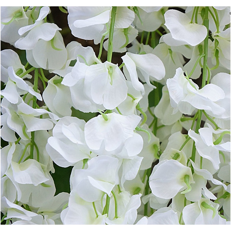 Sconto Ghirlanda Bianca Artificiale Di Glicine