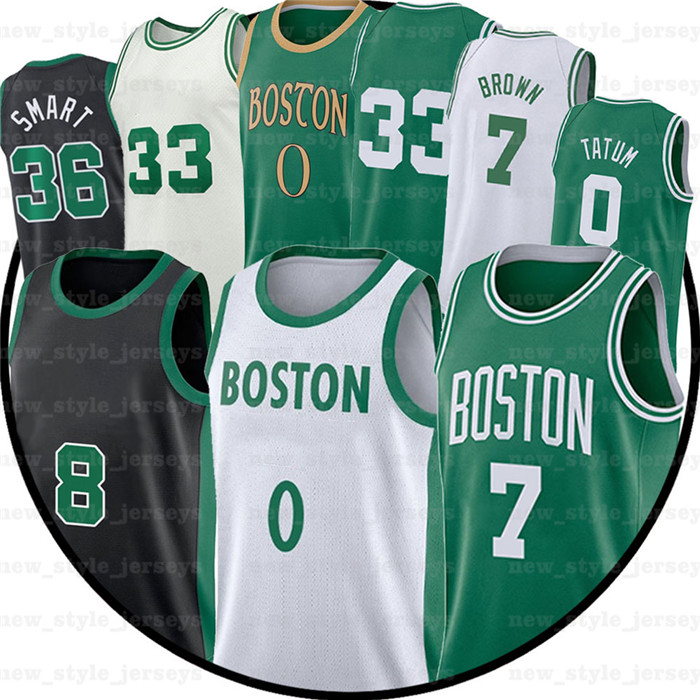 

2021 Men 8 Kemba 0 Jayson Walker Tatum 7 Jaylen 36 Marcus Brown Smart City Basketball Jersey