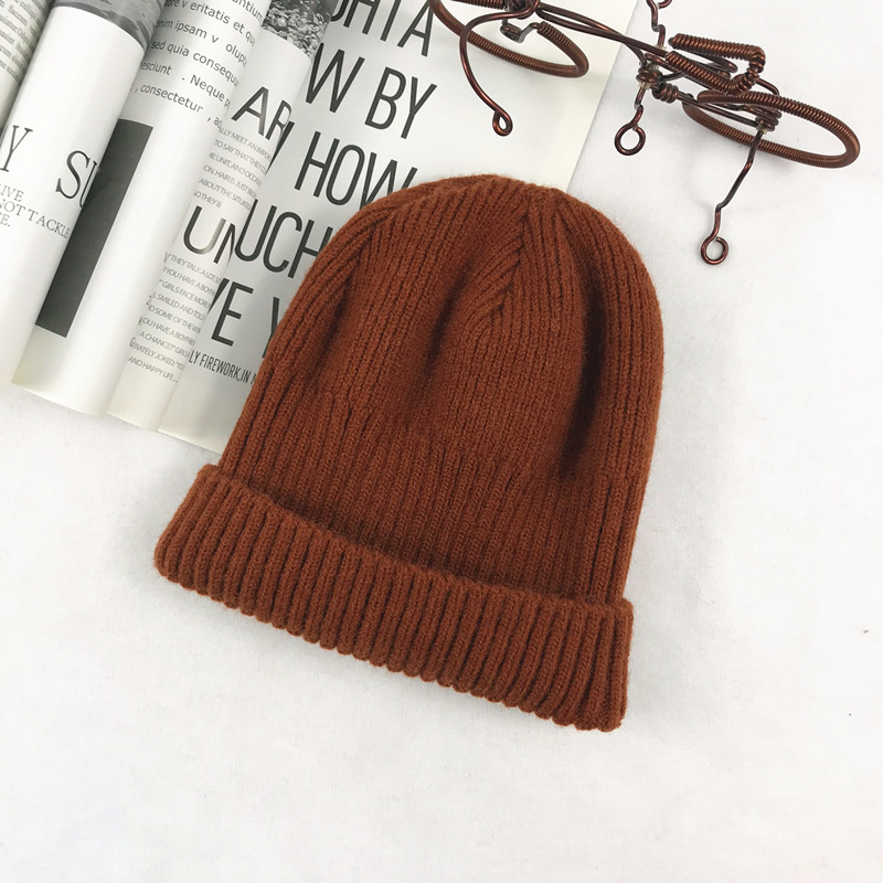 

2020 l cross-border quente grosso cashmere malha mar pontudo amantes melo chapu YNK4