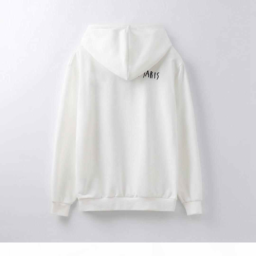

2021 New Arrival Mens Womens Designer Hoodies Fashion Man Hoodie Autumn Winter Long Sleeve Hoodie Pullover Clothes Sudadera Sweatshirts, Black