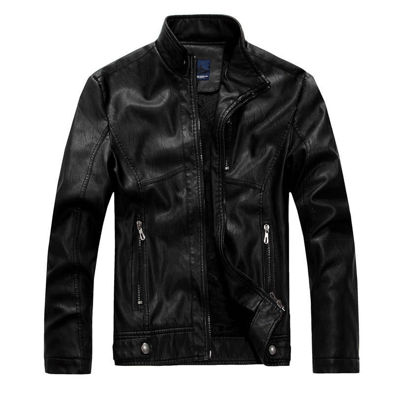 

2021 New Faux Tag Jackets of Winter Men Fresh Outerwear Leather Jacket Quality 324 AYFF, Black