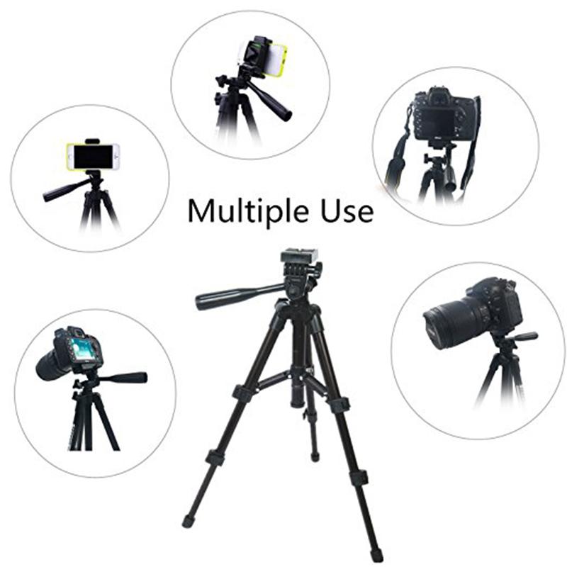 

105cm 4 Sections Tripod Stand Universal Portable Aluminum Alloy Foldable With Carrying Bag For Canon Nikon Camera Camcorder