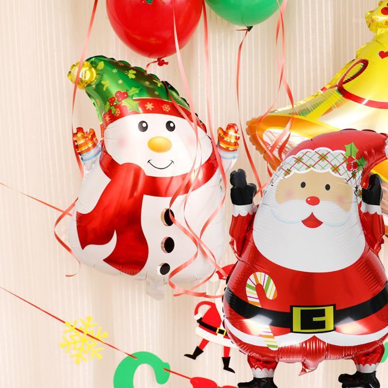 

Aluminum Foil Balloons Pumps Aluminum Film Christmas Party Supplies Decoration Props Santa Claus Christmas For Home Party Decor1