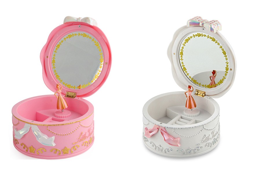 

Girls Musical Jewelry Boxes Ballerina Rotating Music Box Gramophone Toys for Children Kids Birthday Gifts Decorative Objects
