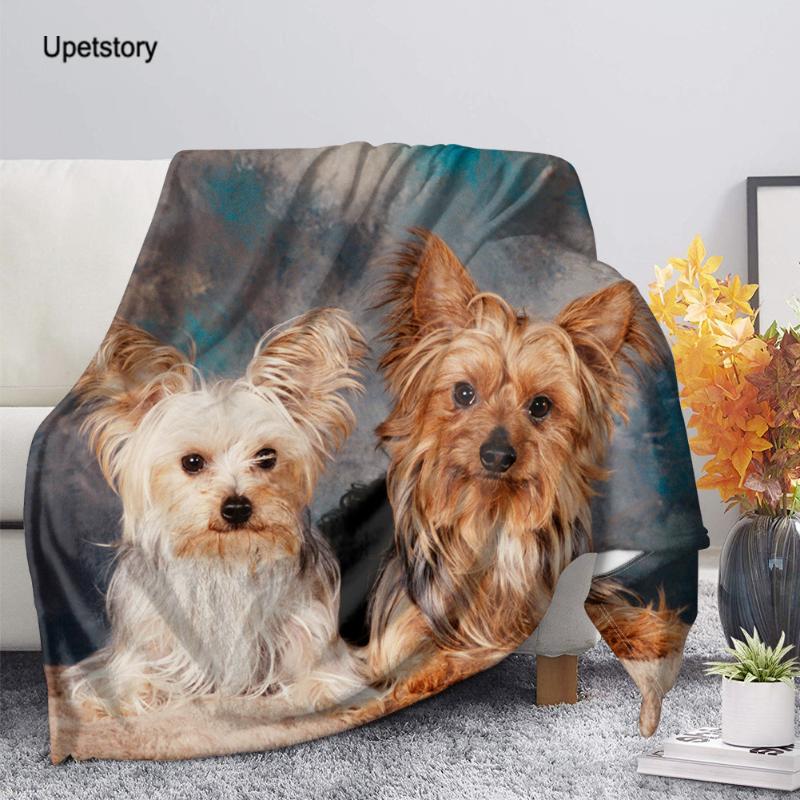 

Upetstory Cute Dog Printed Plush Throw Fleece Blanket Bedspread Sherpa Blanket Couch Quilt Cover Travel Youth Bedding Outlet