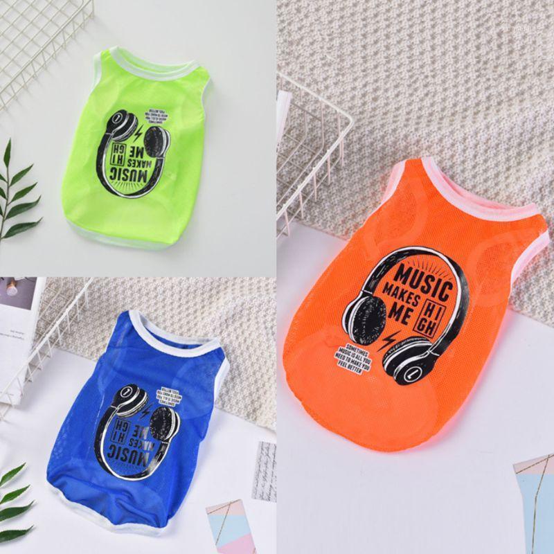 

New Spring and Summer Pet Clothes Cat Dog Vest Mesh Breathable Dustproof Clothing Pets Supplies1, Green