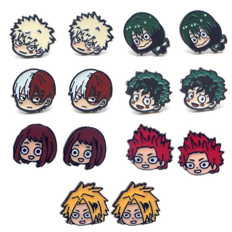 

Anime Boku No Hero Academia My Hero Academia Pierce Ear Stud Kids Earrings For Womens Enamel Earrings Jewelry Gifts Girls