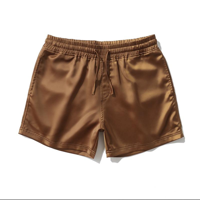 

Men Cute Mini Short Shorts Sexy Summer Brown Shorts Plus Size Boys Lace-Up Running Sports Board Gym Hot Vintage Beachwear, White