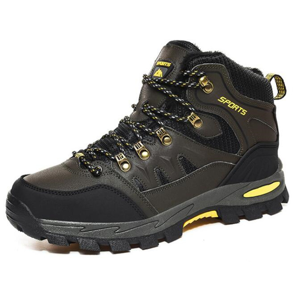 

New High-top Winter Plus Hot Thick Velvet Big in the Air Free Cotton Boots Waterproof Leather Walks Shoes Glpz, 03
