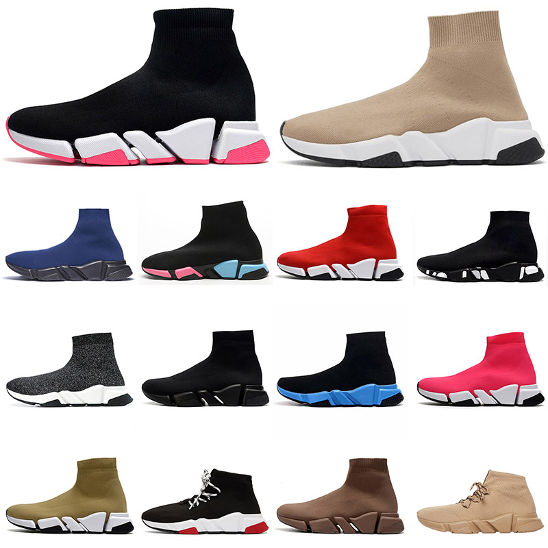 

luxurys sock shoes designers platform triple black white red boot for mens womens casual shoes sneakers sports Trainers size 36-45