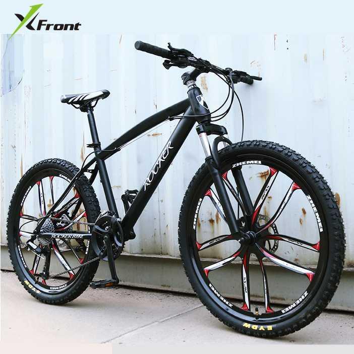 

New X-Front brand 24/26 inch carbon steel frame 24/27 speed outdoor downhill bicycle mountain bike disc brake MTB bicicleta1