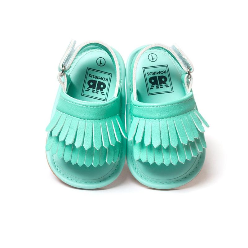 

Brand Superior Baby Girl Boy Sandals Baby Moccasins First Walkers Soft Soled Non-slip Fashion Tassels Newborn Babe Shoes.CX16, Brown