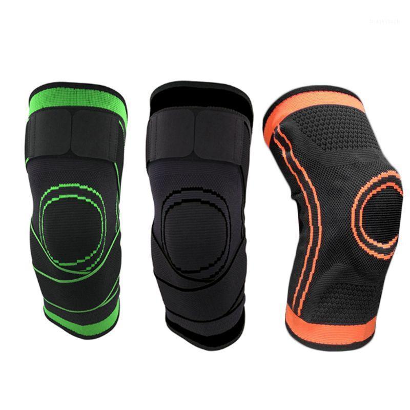 

Men Women Knee Support Compression Sleeves Joint Pain Arthritis Relief Running Fitness Elastic Wrap Brace Knee Pads With Strap1