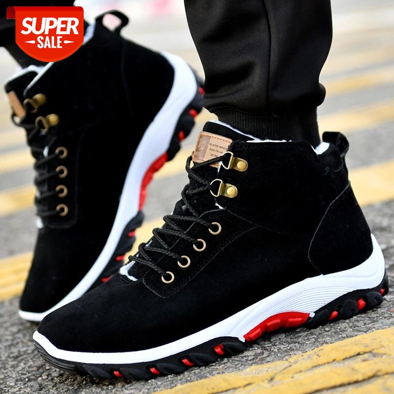 

XPAY 2020 New Men's Boots Warm Men's Winter Boots Outdoor Comfortable Snow Fashion Shoes #564M