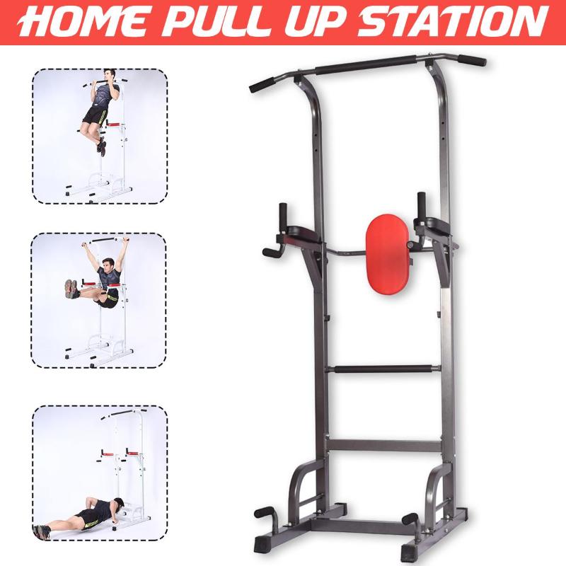 

Multifunction Pull Up Station Height Adjustable Upper Strength Muscle Training Parallel Horizontal Bars Home Gym Fitness Workout