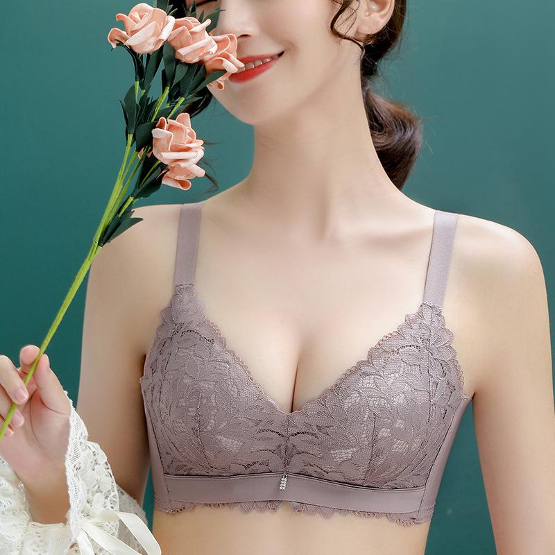 

New Style Push Up Underwear Wireless Girl Bra Thick Cup Adjusting Bra Manufacturer Hot Sale, Black