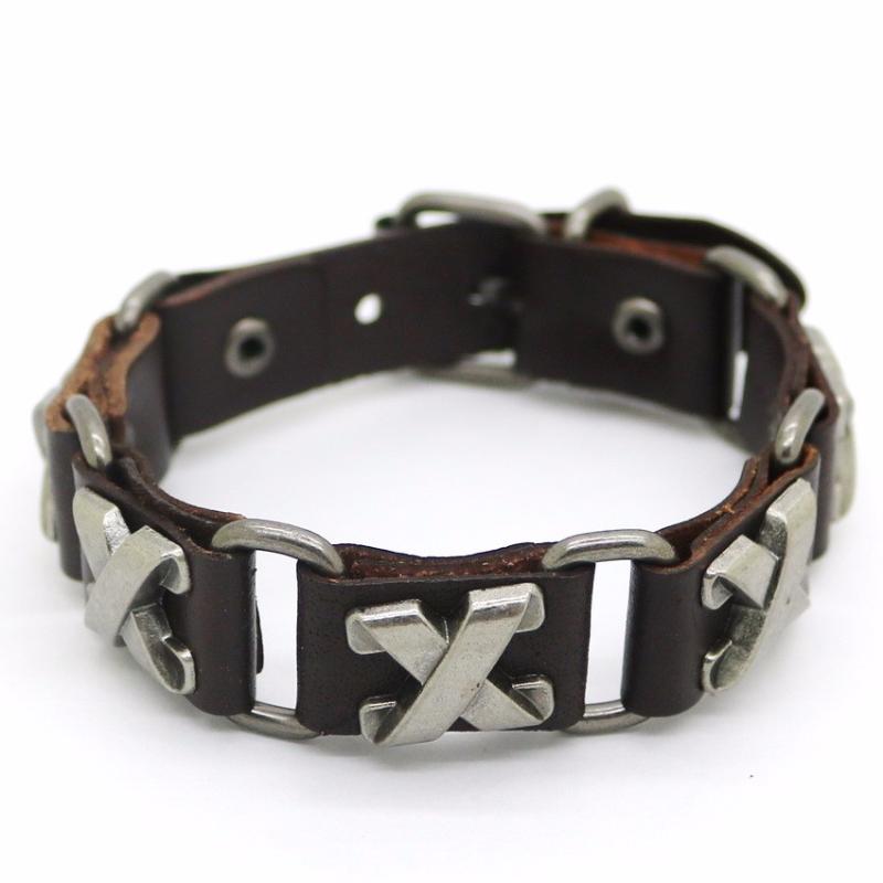 

Link, Chain Janeyacy 2021 Accessories For Men And Women Retro Casual Leather Bracelet Fashion Punk