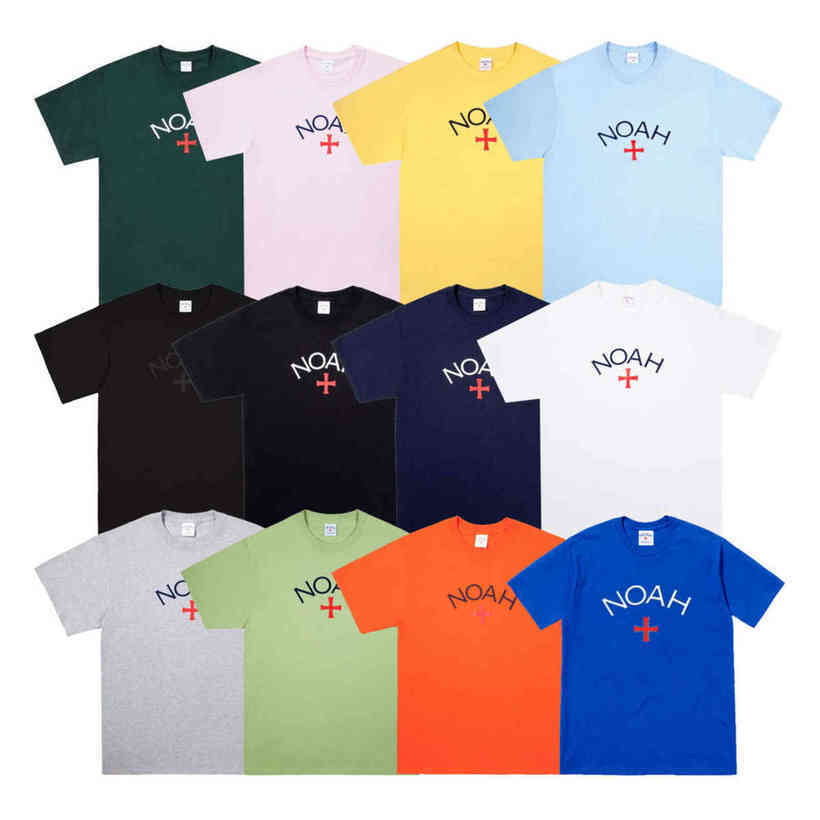

Noah Core Print Lots of colors Cato Tops Tees Oversized Streetwear Crop Top Men Women T-shirt, Blue