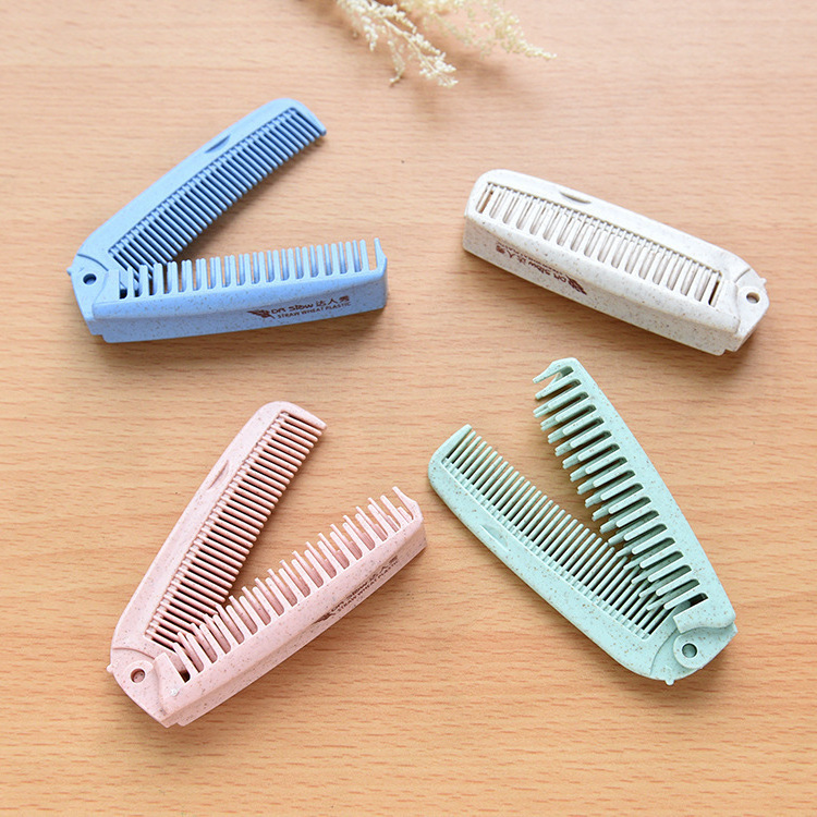 

NEW Simple Portable Wheat Comb Easy To Carry Makeup Hairdressing Combs Home Long Hair Anti-static Close Tooth