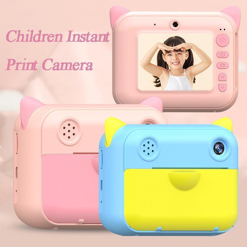 

2020 New Children Instant Camera Kids Print Camera 1080P HD Digital With Print Photo Paper For Kids Birthday Gifts1