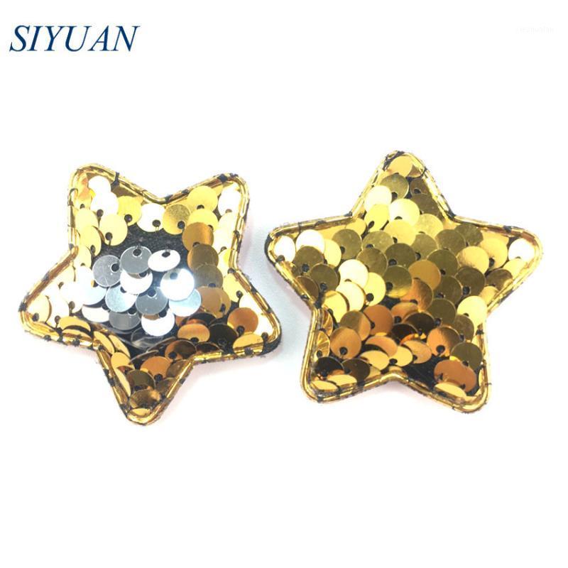 

100pcs/lot Wholesale 1.6'' Reversible Sequin Star Cute Hair Bow No Clip 2020 Newest Fashion Hair Accessories TH2911, 3-pink