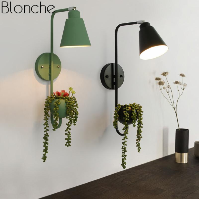 

Nordic Plant DIY Wall Lamp Modern Led Wall Light Fixtures Dining Room Bedroom Bedside Lamp Home Decor Sconce Lighting Luminaire
