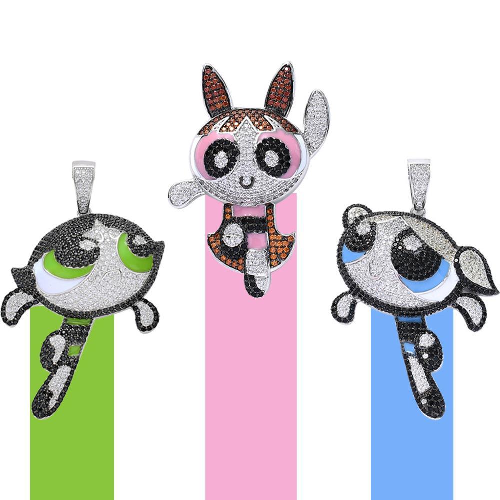 

Styles 3 Fashion Hip Hop Jewelry Present Micro-paved Zircon Necklace for Men Vf5p