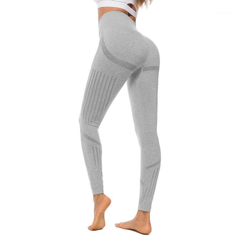 

Seamless Women Legging High Waist Tummy Control Yoga Pants Fitness Women Sports Leggings Pantalones Mujer Cintura Alta1, Dark gray