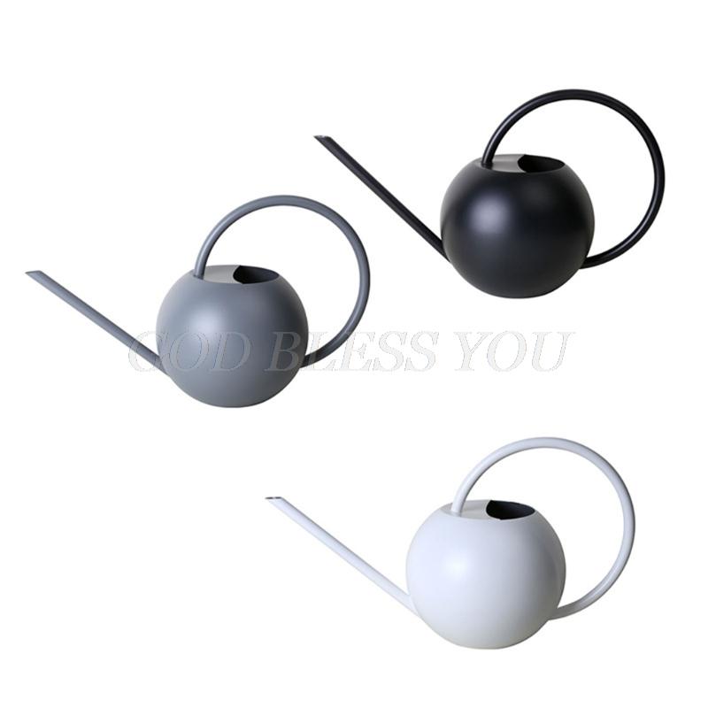 

1000ml Stainless Steel Watering Can Garden Flower Plants Long Mouth Sprinkling Pot Tool