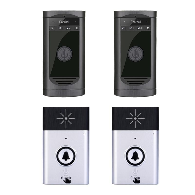 

Wireless 200M Long Distance Transmission Two Way Intercom Doorbell 2V2 Door Phone