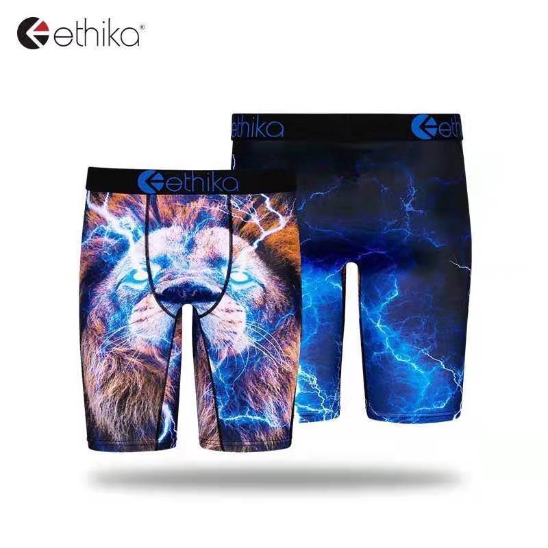 

Men' underwear briefs Ethika solid cotton breathable boxer men' sexy underwear random mixed delivery64605