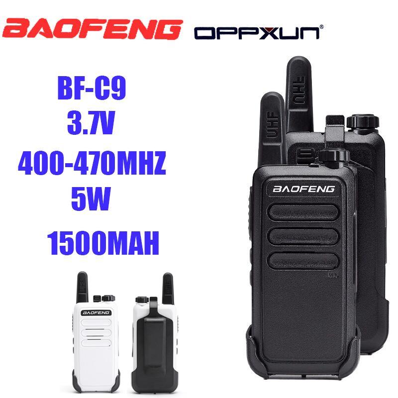 

2PCS Baofeng BF-C9 Mini Walkie Talkie USB di Ricarica VOX Ricaricabile Radio A Due Vie