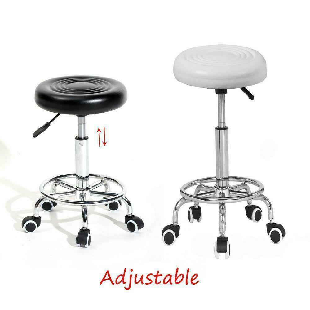 

Hydraulic Adjustable Salon Stool Swivel Rolling Tattoo Chair SPA Massage