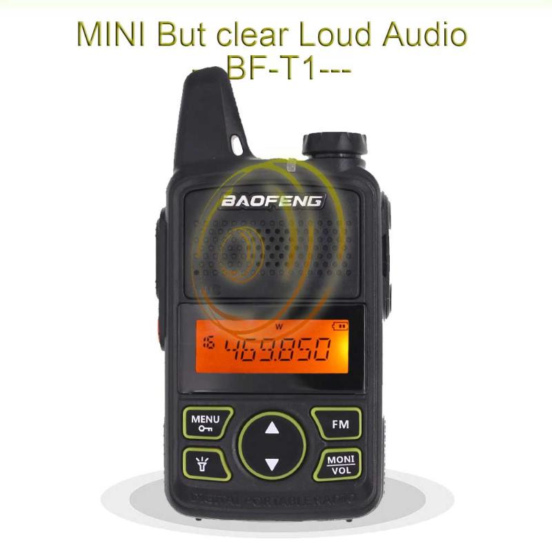 

Baofeng Mini Walkie Talkie Bang BF-T1 Walkie Talkie UHF 400-470mhz 20CH Portable Ham FM CB Radio Handheld Transceiver