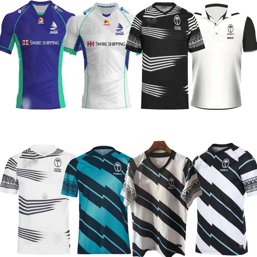 

2021 2022 Fiji Drua Airways Rugby Jerseys New Adult Home Away 21 22 Flying Fijians Rugby Jersey Shirt Kit Maillot Camiseta Maglia Tops S-5XL, Bule