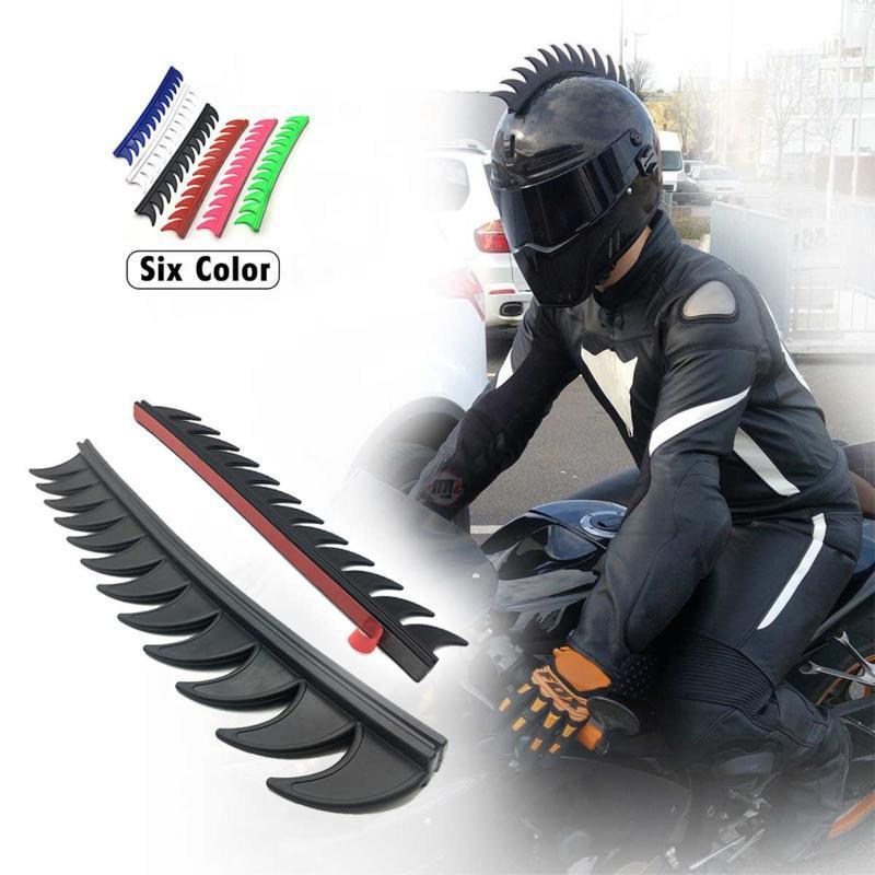 

Reflective Decals For Rubber Helmet Mohawk Warhawk Spikes Saw Dirtbike Motorcycle Bike1, Pink