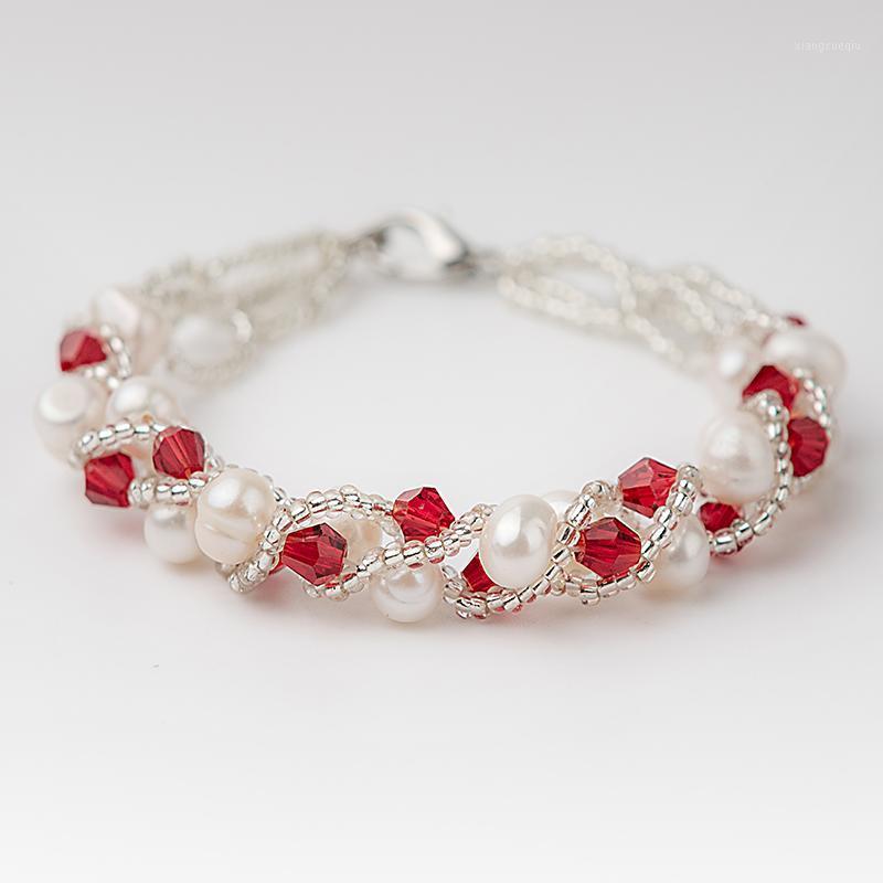 

Freshwater 4.5mm Rice Pearl Plastic Crystal Alloy Clasp Cute Style Bracelet Fashion Jewelry For Women And Girl Beaded, Strands, Black