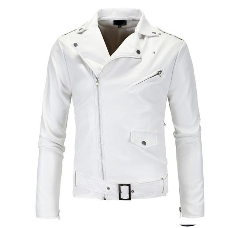 

Fashion Motorcycle Leather Jacket Men Casual Classic Warm Fleece Coats Men Motor outdoor Leather Jackets Men's clothing, Black