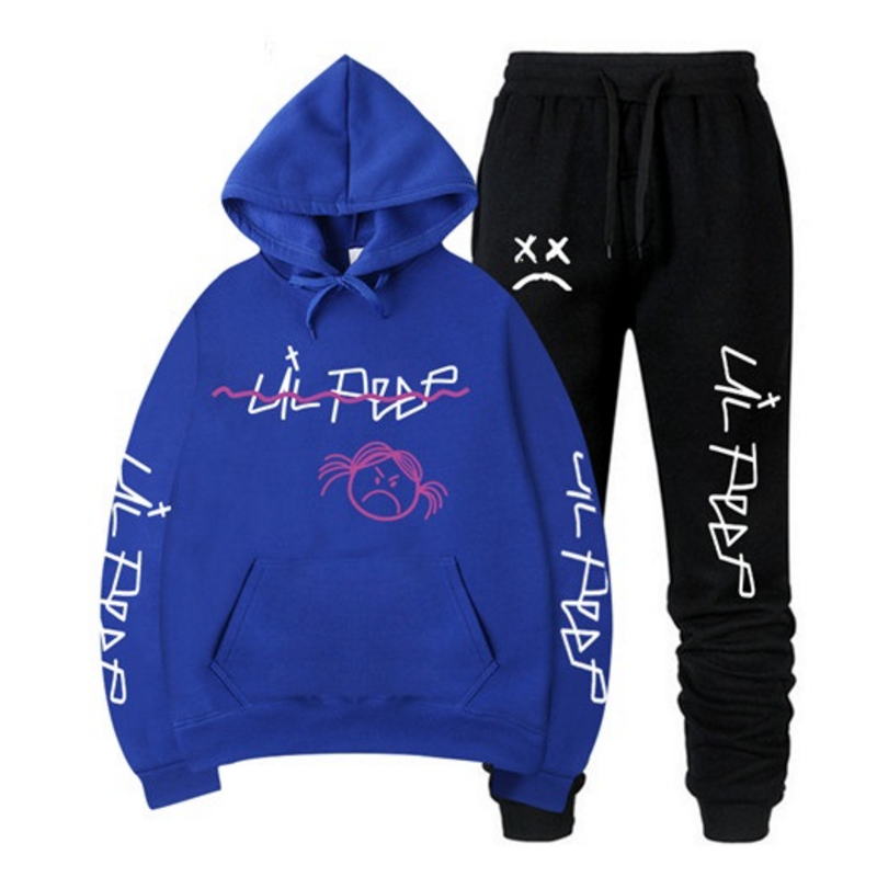 

Men Tracksuit Outerwear Hoodie Set 2 Pieces Autumn Sporting Track Suit Male Fitness Stand Collar Sweatshirts Jacket + Pants Sets, Blackblackwawab