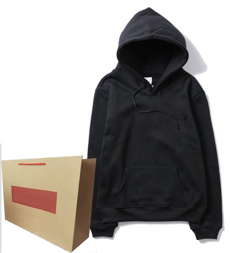 

Mens Hoodie With Red Striped Letters Embroidery Hoodies Terry Quality Sweatshirt Fashion Style Unisex Hoodie Classical Tops, Bag