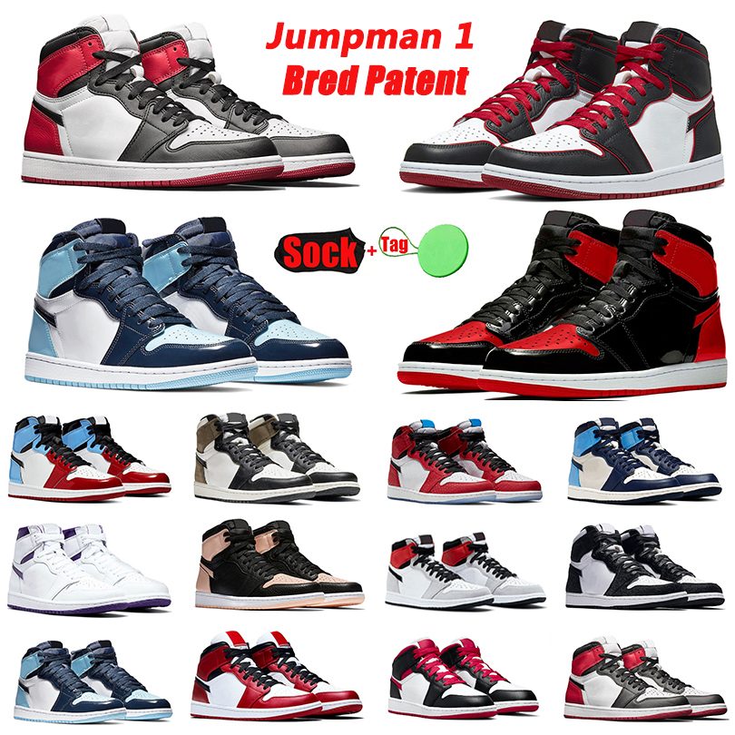 

Jumpman 1s Mens retro Basketball Shoes 1 UNC Bred Toe Twist Dark Mocha University Black Wolf Grey Hyper Royal Design Pollen Seafoam Sports Sneakers Womens Trainers, Pay for box