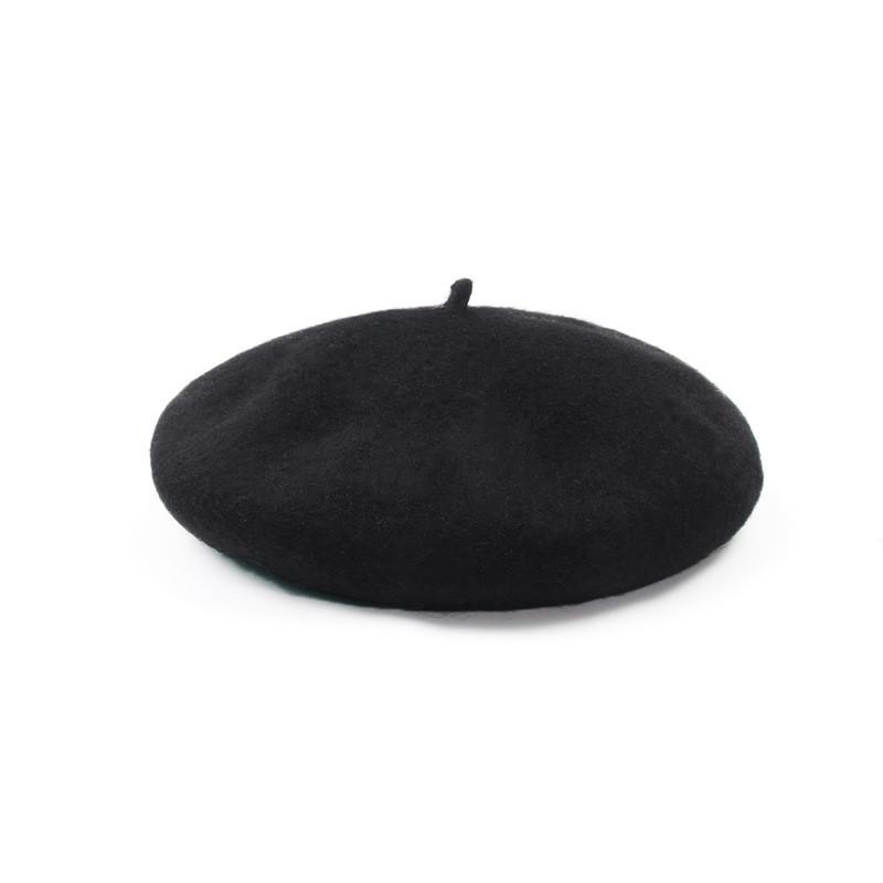

2020 warm autumn and winter cotton solid buckle beret painter hat octagonal hat women and girl 23, Style 7